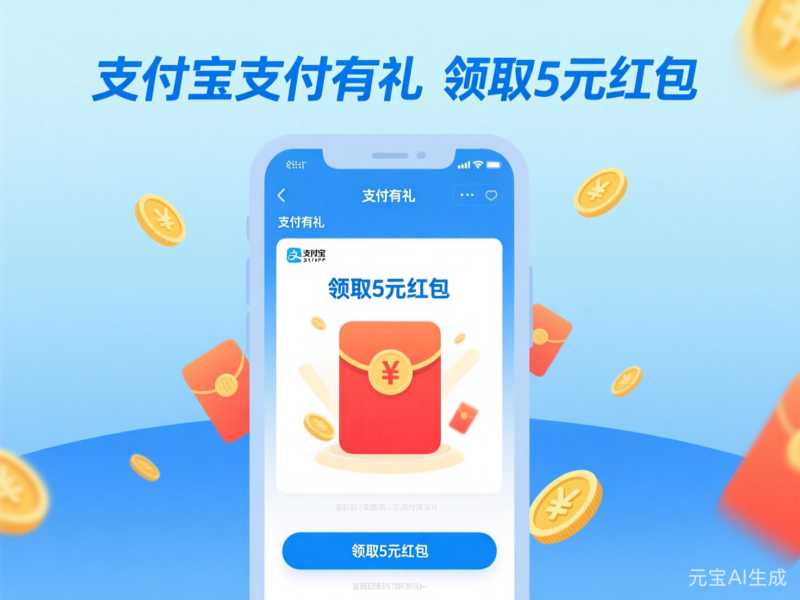 支付宝支付有礼领取5元红包-售乐资源网
